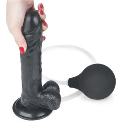 Squirting Gode éjaculateur Squirt 18 x 4.5cm Noir